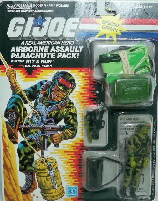 1988 Target Exclusive Hit & Run Paracute Pack Forgotten Figures - Surveillance Port