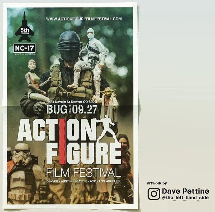 Action Figure Film Festival Poster - Surveillance Port