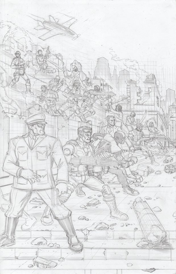 Eagle Force Handbook vol 101 Double Page Cover - Surveillance Port