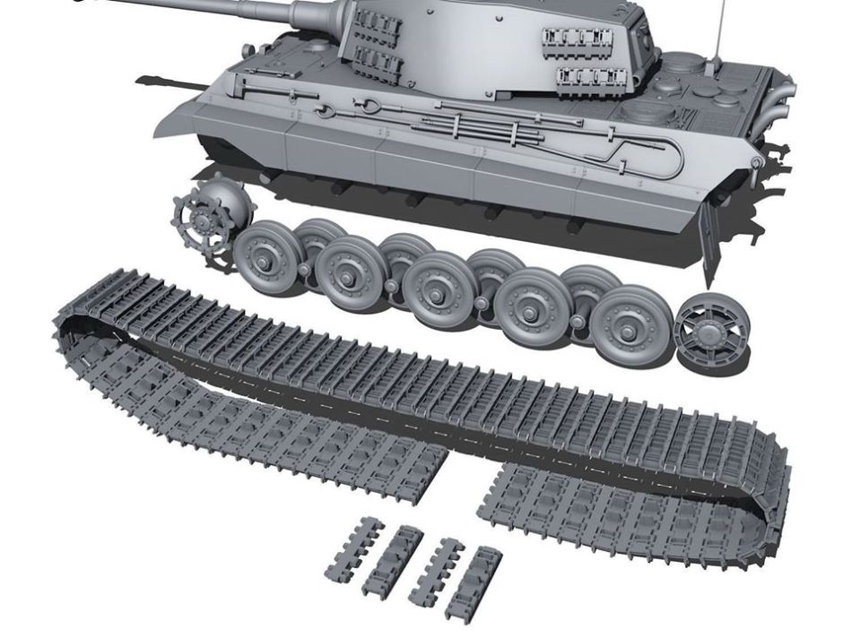 Pindar Toys 118 scale King Tiger Tank 06 - Surveillance Port