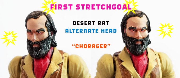 Toy Pizza Action Figure of the Month Club Chorager Head Sculpt - Surveillance Port