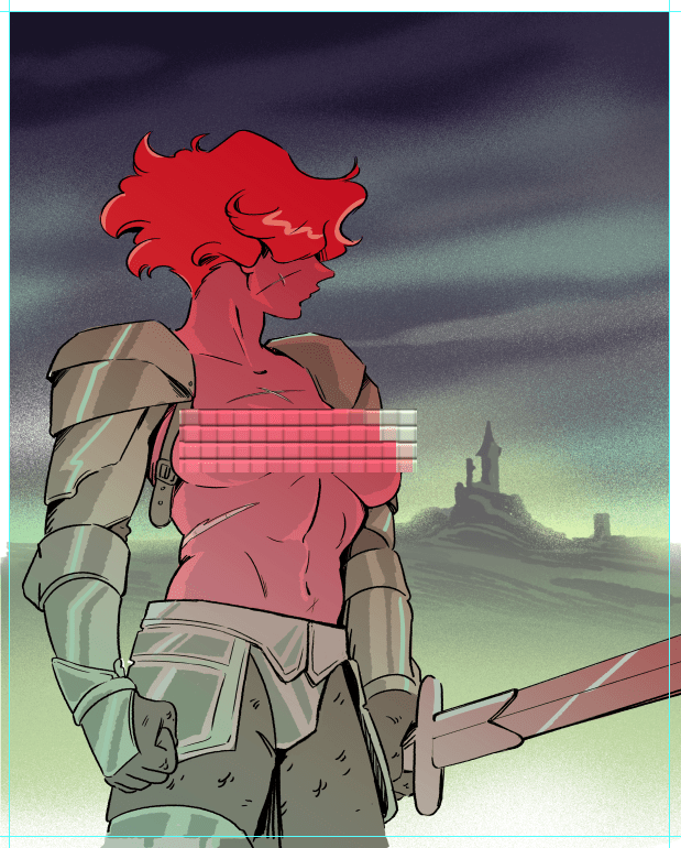 Toy Pizza Action Figure of the Month Cyber Mama Concept Art - Surveillance Port