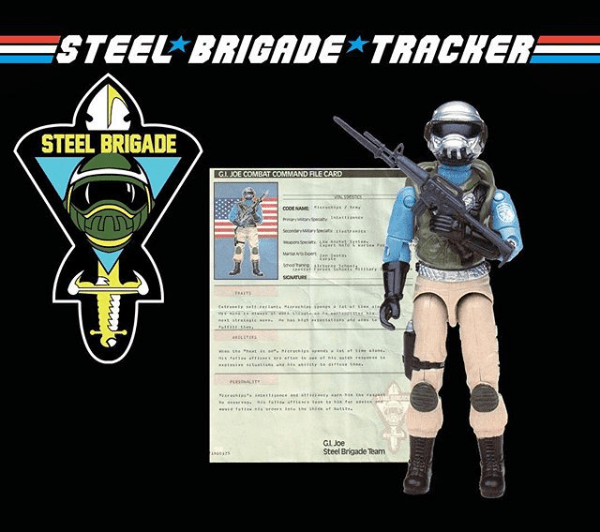 steelbrigadetracker.com logo - surveillance port