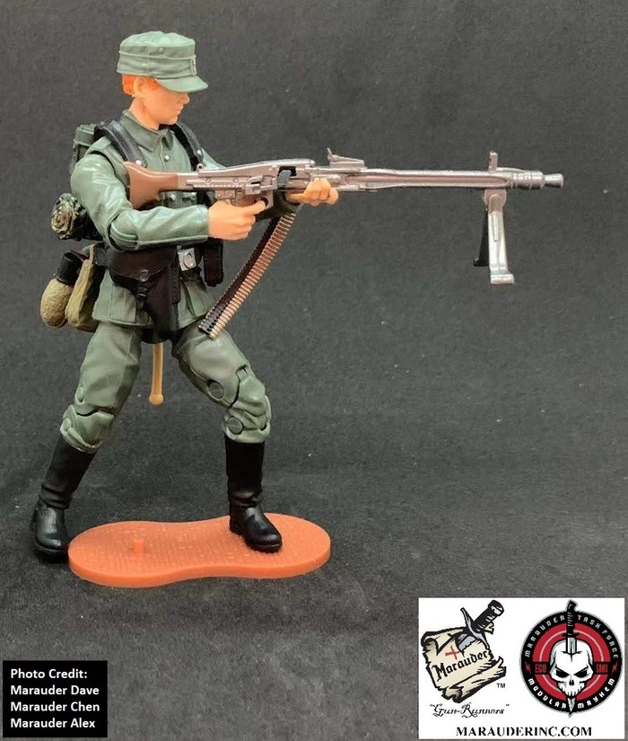 Marauder Gun Runners Marauder Task Force German MG42 Gunner - Surveillance Port 05