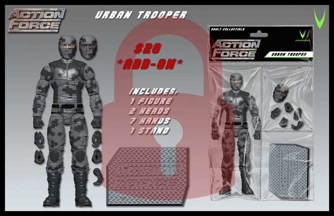ValaVerse Action Force Urban Trooper - Surveillance Port