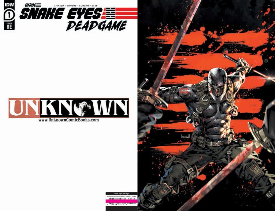 Unknown Comic Books Exclusive Snake Eyes End Game - Surveillance Port 00