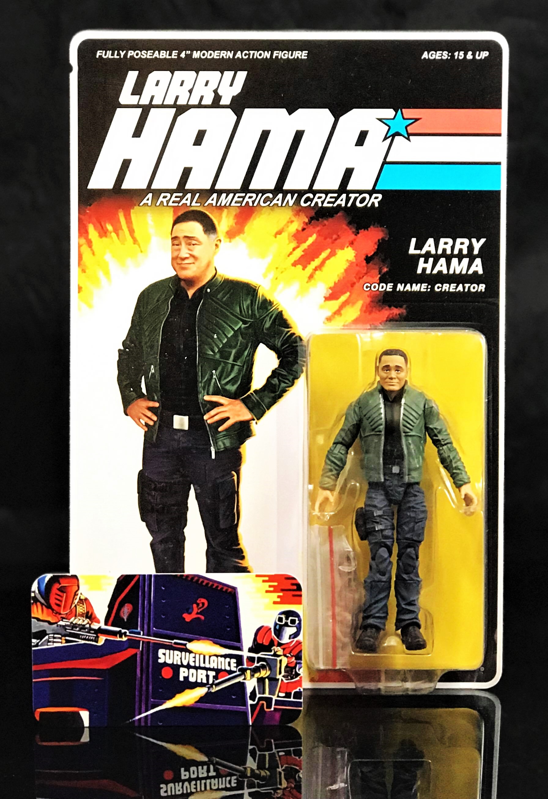 Fresh Monkey Fiction Larry Hama Action Figure - Surveillance Port 02