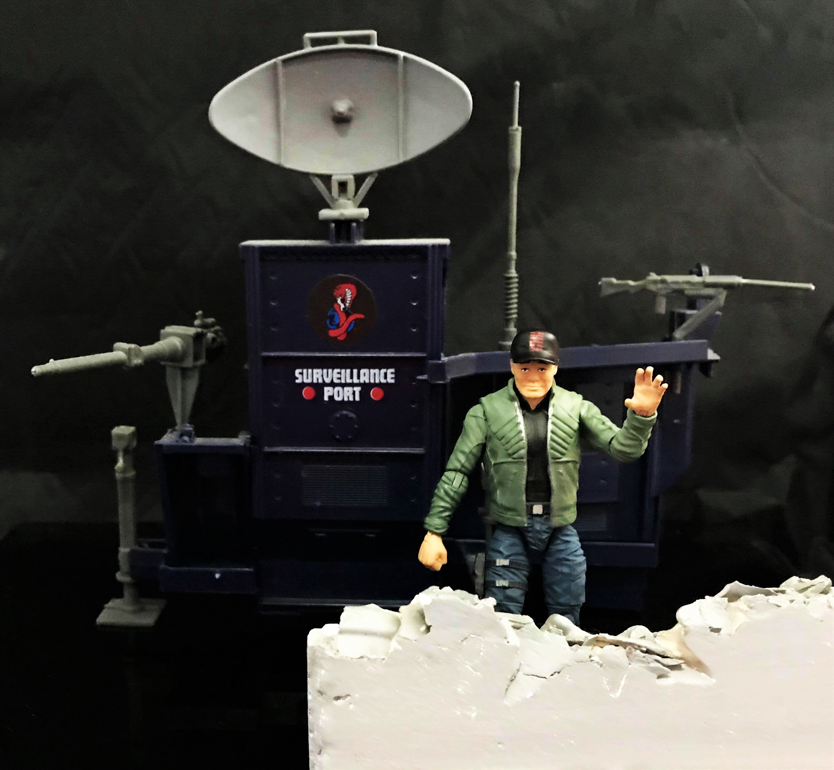 Fresh Monkey Fiction Larry Hama Action Figure - Surveillance Port 37