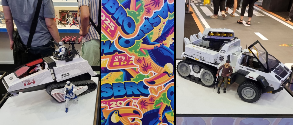 CCXP25 – Hasbro Brasil G.I.Joe Setup and Panel – SURVEILLANCE PORT